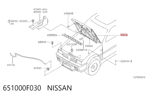 Maska silnika Nissan Terrano II