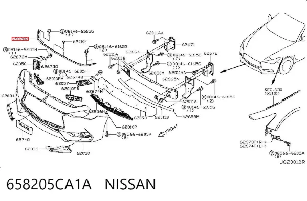  658205CA1A Nissan/Infiniti