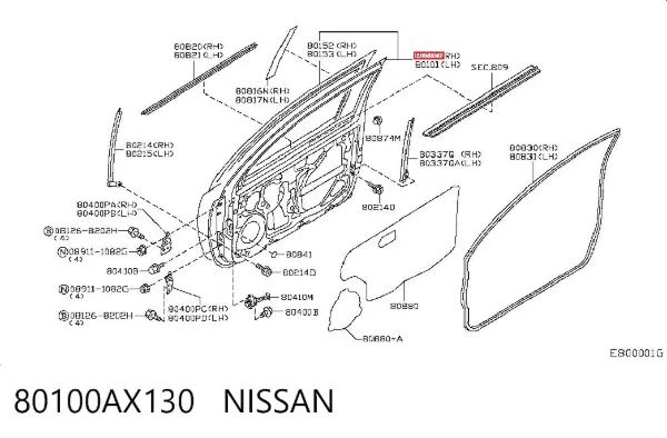 Drzwi przednie prawe Nissan Micra K12