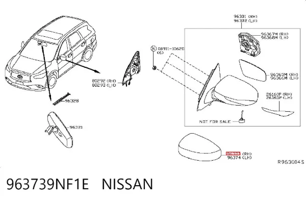  963739NF1E Nissan/Infiniti