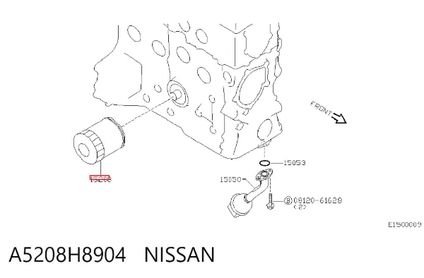 Filtr oleju A5208H8904 Nissan/Infiniti