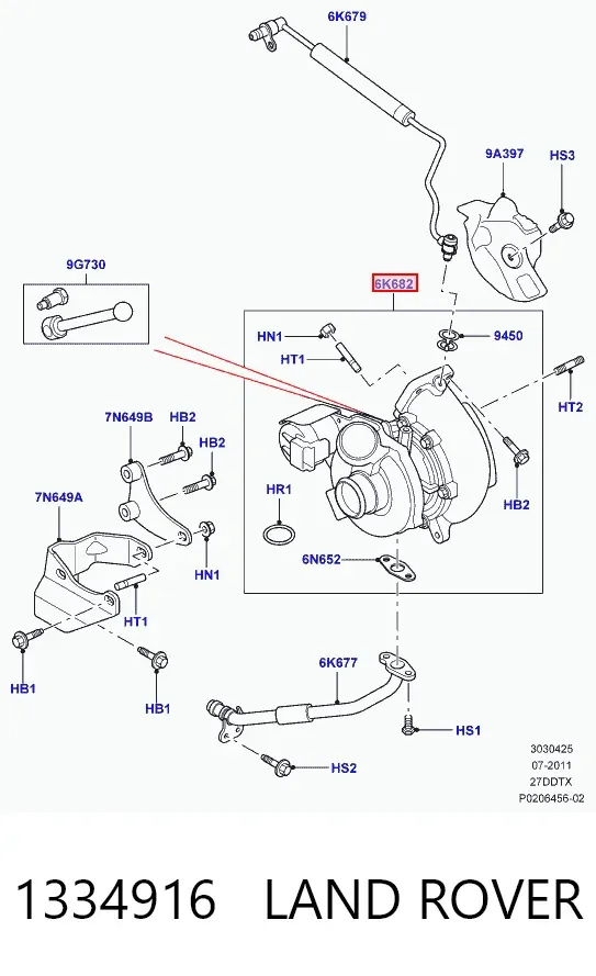 Turbina Land Rover Discovery III