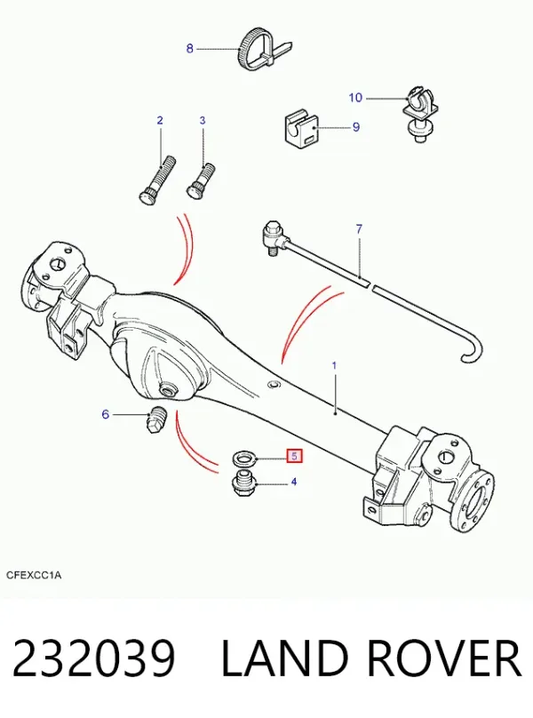 Uszczelka przewodu dopływu oleju do turbiny 13947281 Volvo