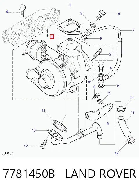 Turbina 7781450B Land Rover