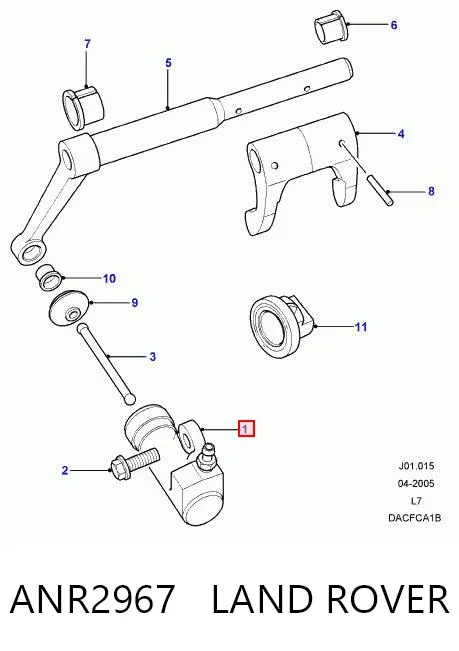 Cylinder roboczy sprzęgła Land Rover Range Rover II