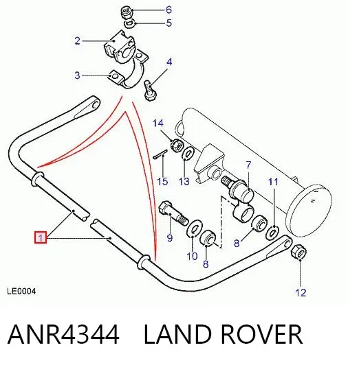 Stabilizator tylny Land Rover Discovery II