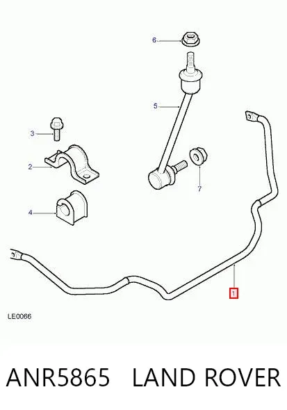 Stabilizator przedni ANR5865 Land Rover