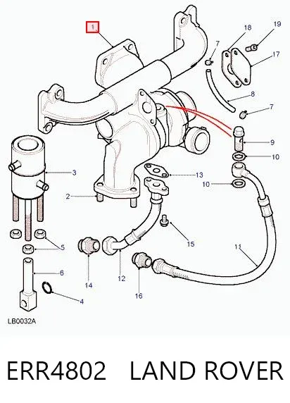 Turbina ERR4802 Land Rover