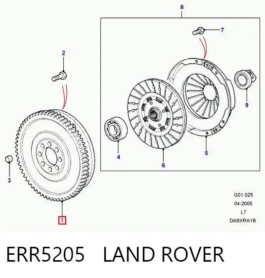 Koło zamachowe silnika Land Rover Range Rover II
