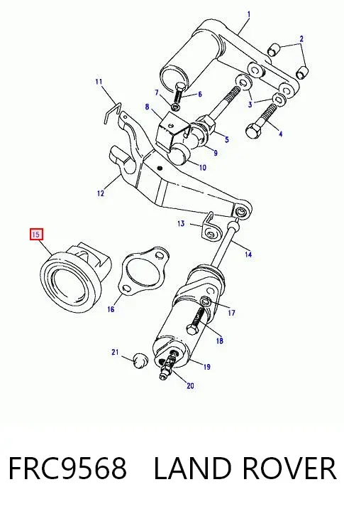 Łożysko wyciskowe sprzęgła FRC9568 Land Rover