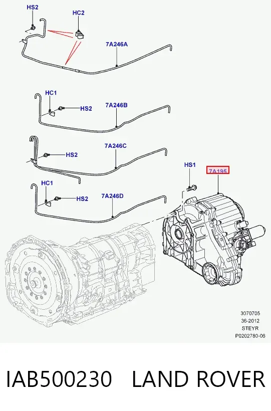 Skrzynia rozdzielcza Land Rover Discovery III