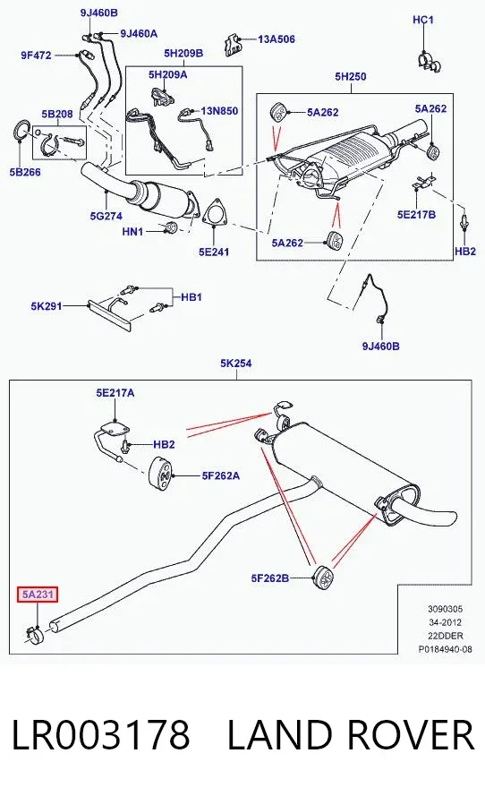  LR003178 Land Rover
