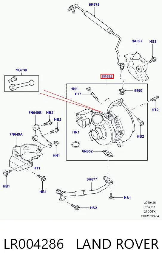 Turbina LR004286 Land Rover