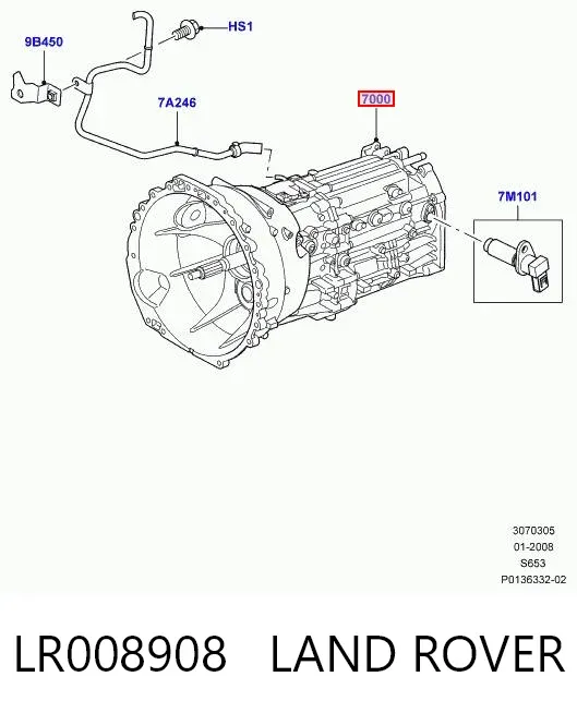 Mechaniczna skrzynia biegów w komplecie Land Rover Discovery III