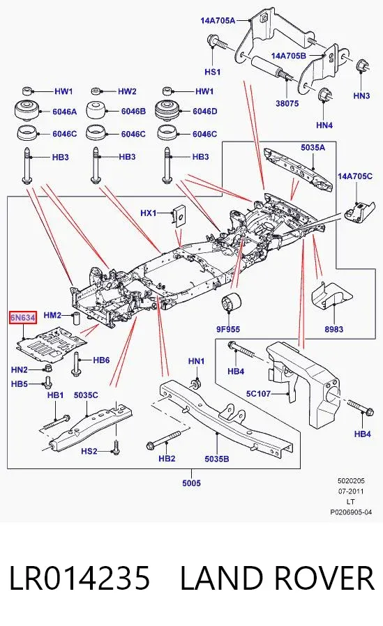  LR014235 Land Rover