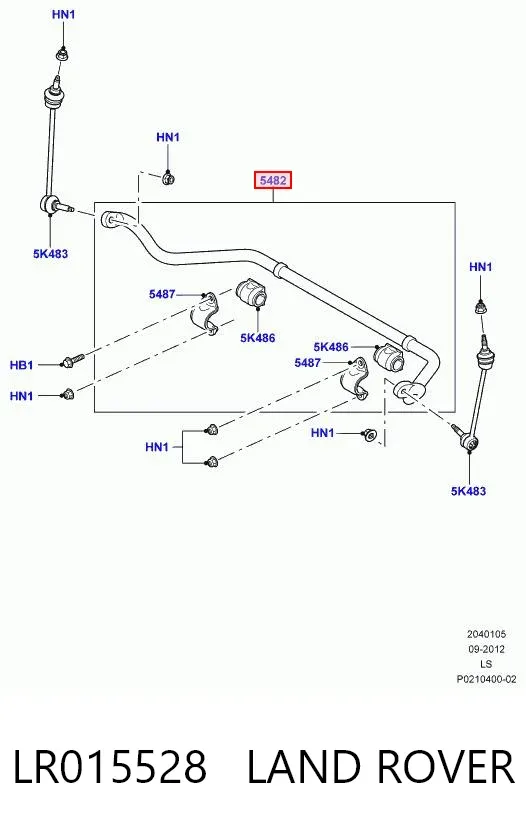 Stabilizator przedni Land Rover Discovery IV