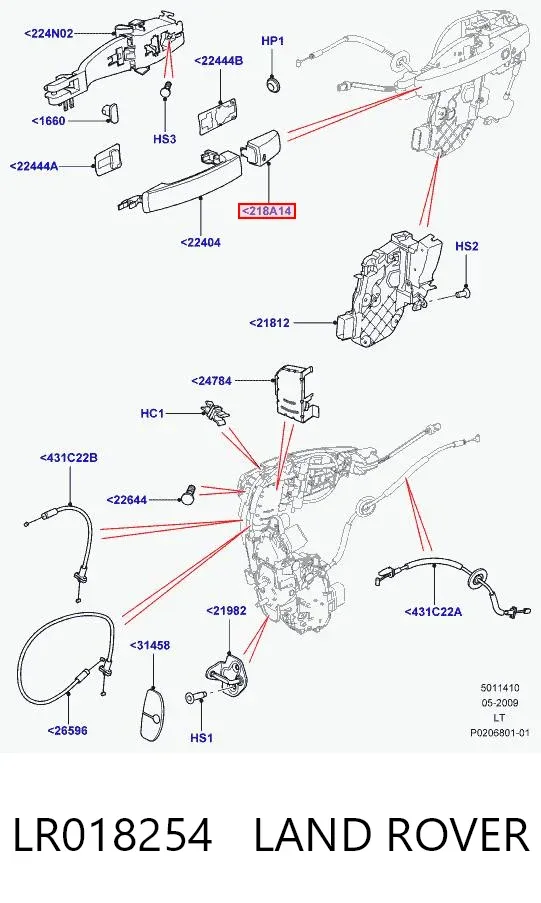  LR018254 Land Rover