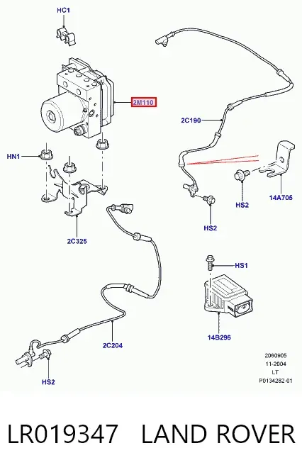 Sterownik ABS  hydrauliczny Land Rover Discovery III