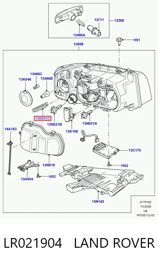 Żarówka ksenonowa LR021904 Land Rover