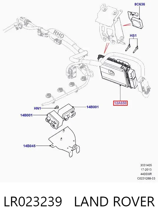 Sterownik silnika Land Rover Range Rover III