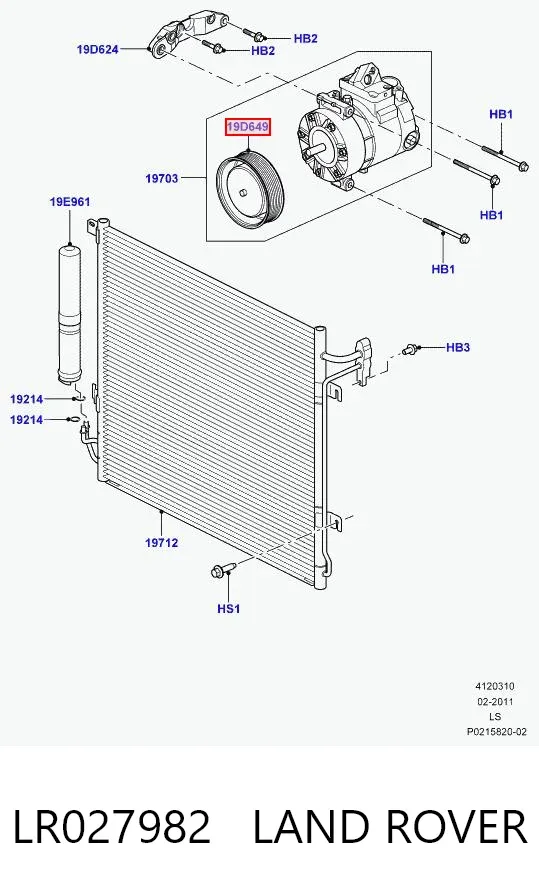  LR027982 Land Rover