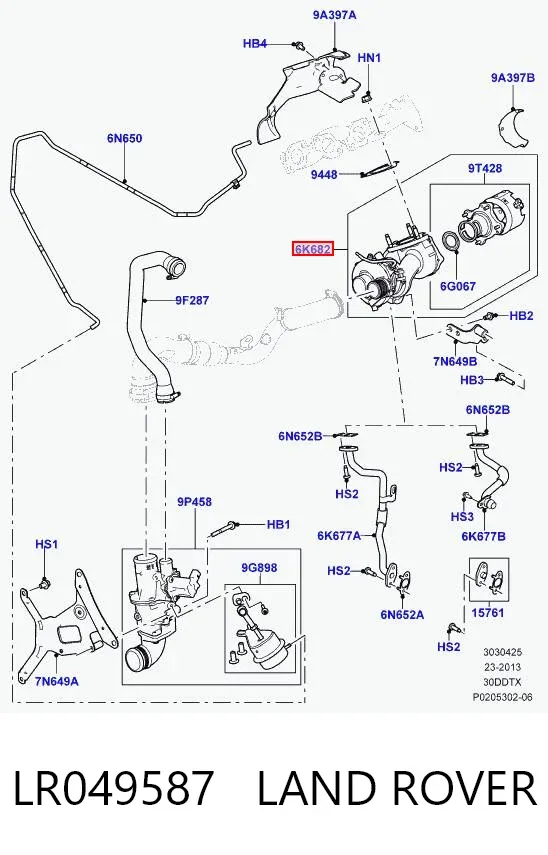 Turbina LR049587 Land Rover