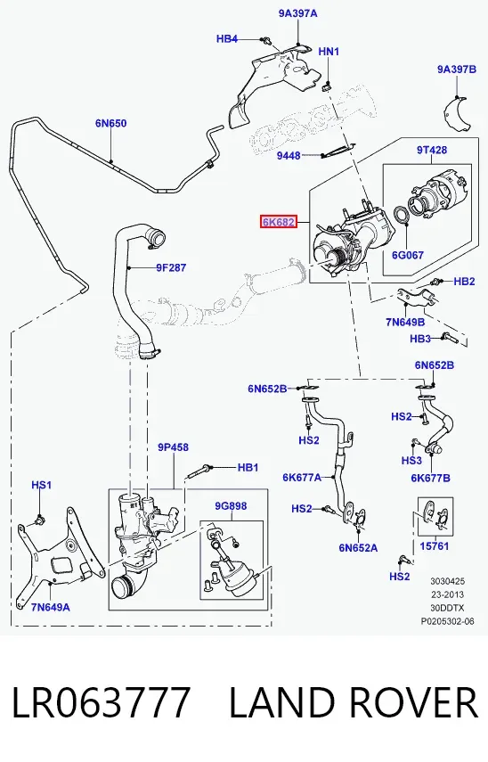 Turbina LR063777 Land Rover