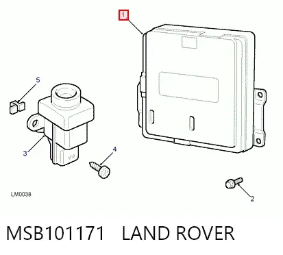 Sterownik silnika MSB101171 Land Rover