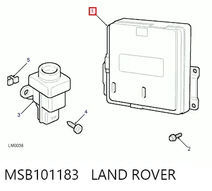 Sterownik silnika MSB101183 Land Rover