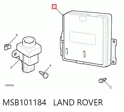 Sterownik silnika MSB101184 Land Rover