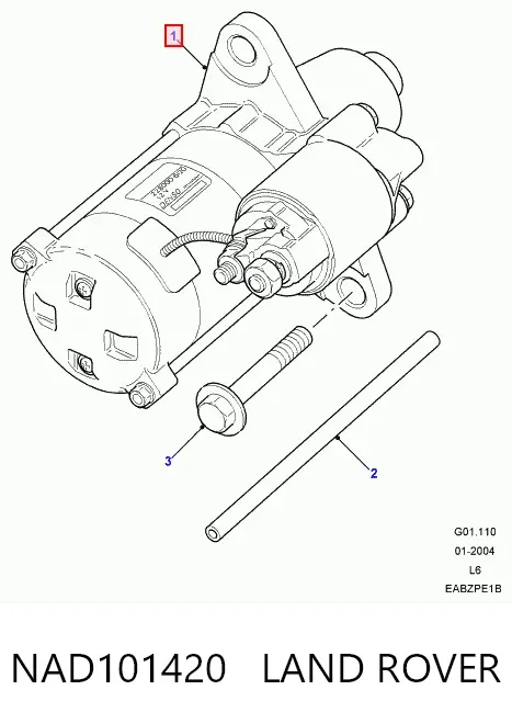 Rozrusznik NAD101420 Land Rover