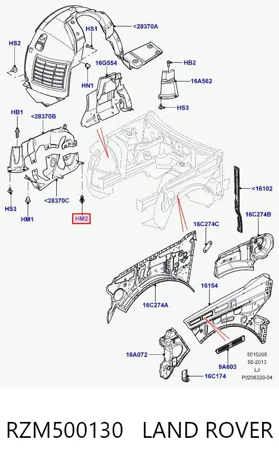 Wzmacniacz próżniowy hamulców Land Rover Range Rover III