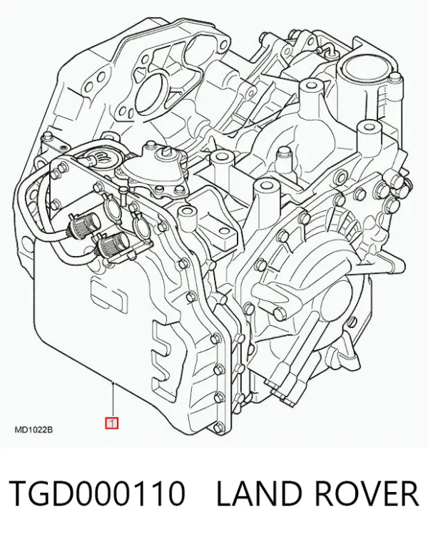 Automatyczna skrzynia biegów, kompletna TGD000110 Land Rover