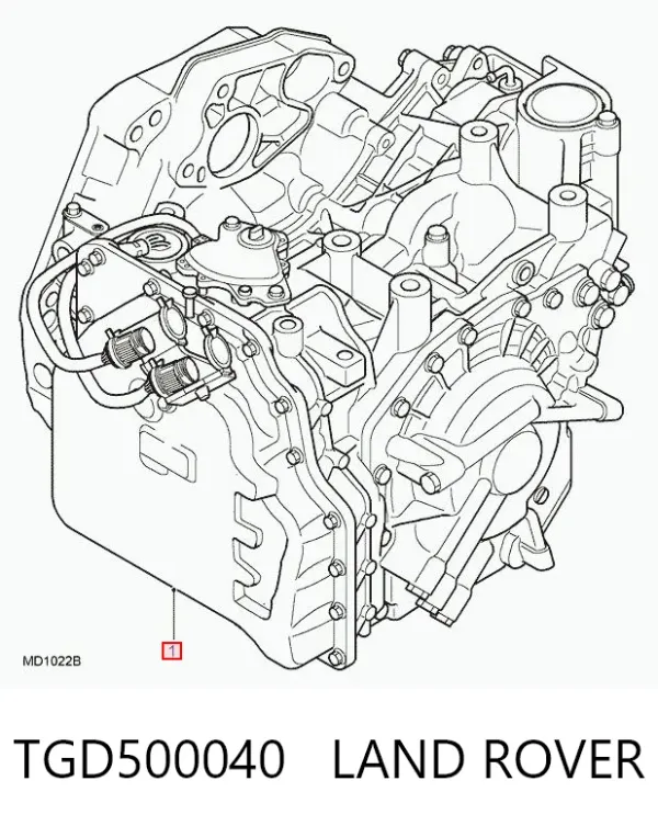 Automatyczna skrzynia biegów, kompletna TGD500040 Land Rover