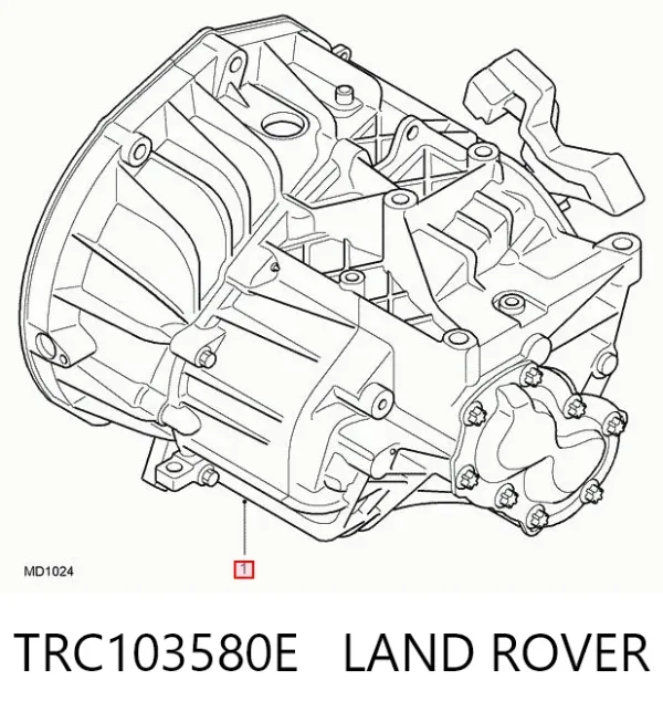 Mechaniczna skrzynia biegów w komplecie TRC103580E Land Rover