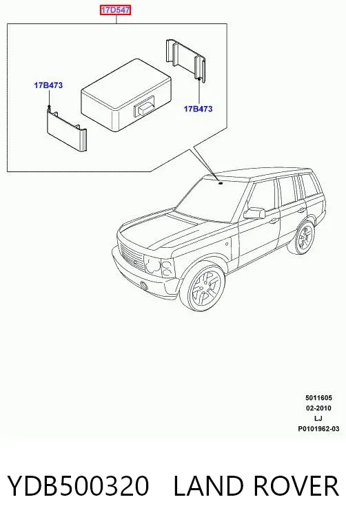 Czujnik deszczu Land Rover Range Rover III