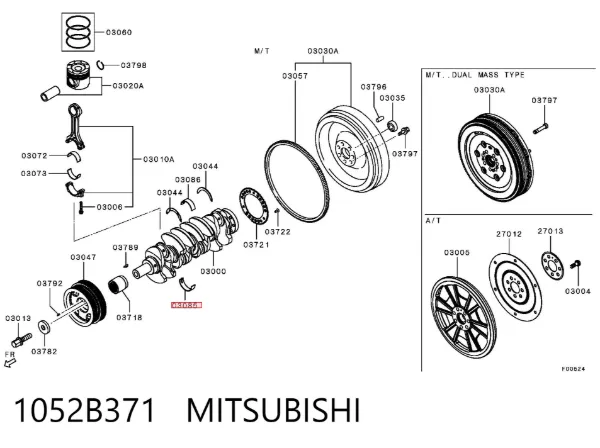  1052B371 Mitsubishi