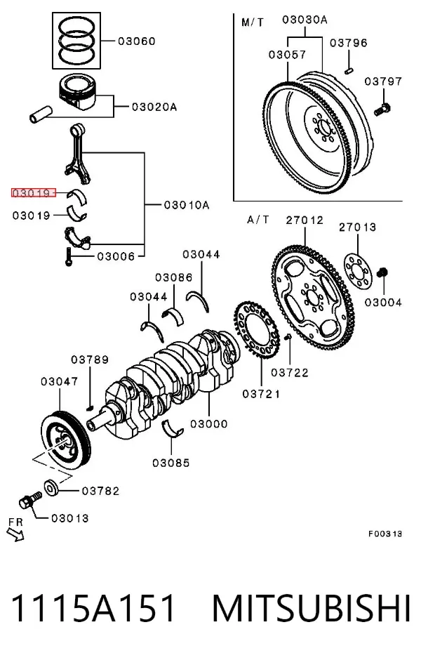  1115A151 Mitsubishi