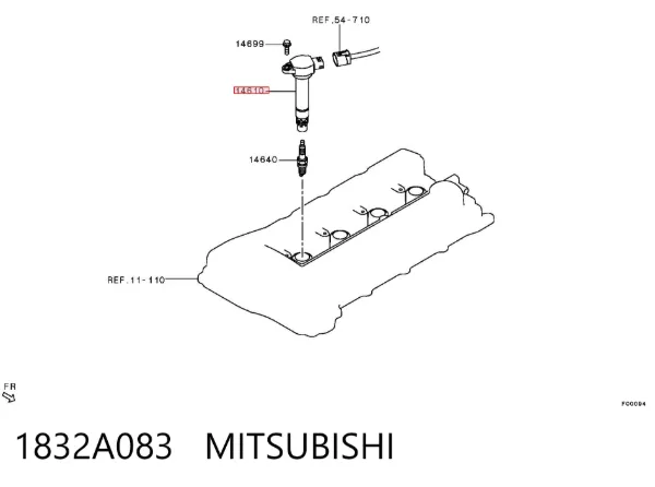 Cewka zapłonowa 1832A083 Mitsubishi