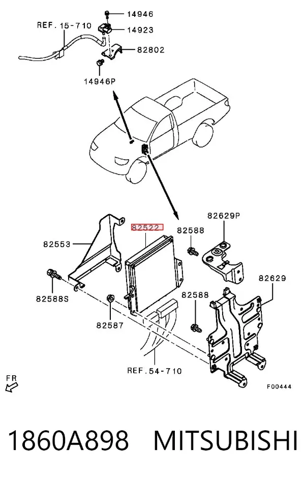 Sterownik silnika Mitsubishi L 200 IV