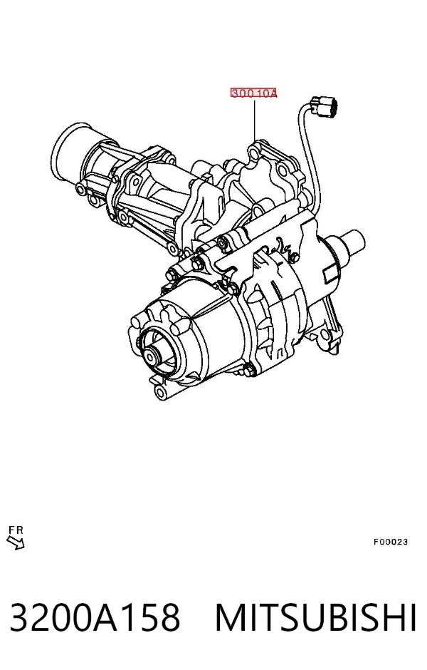 Skrzynia rozdzielcza Mitsubishi Outlander II