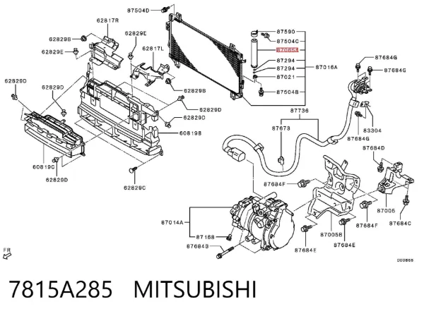 Osuszacz klimatyzacji 7815A285 Mitsubishi
