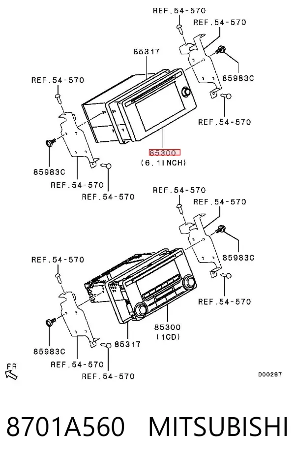 Radioodtwarzacz (radio AM/FM) Mitsubishi Pajero SPORT II