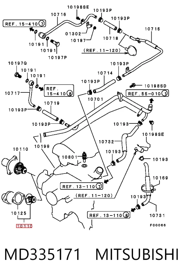 Termostat MD335171 Mitsubishi