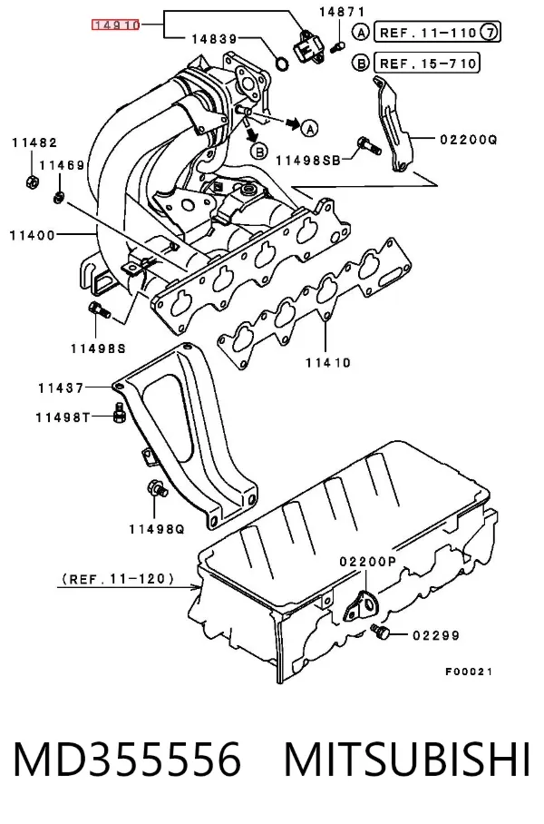 Czujnik ciśnienia w kolektorze ssącym, MAP Mitsubishi Lancer IV