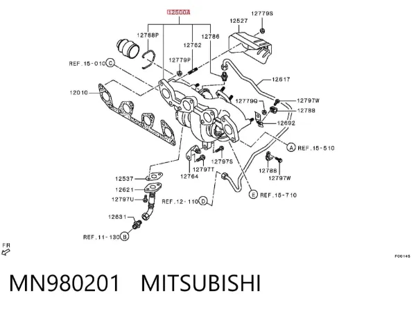 Turbina MN980201 Mitsubishi