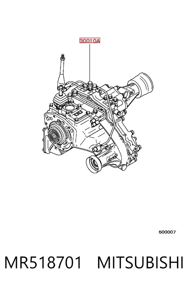 Skrzynia rozdzielcza Mitsubishi L 200 III