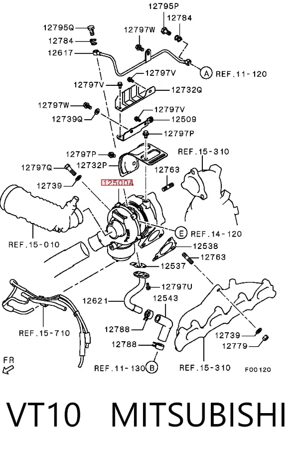 Turbina VT10 Mitsubishi