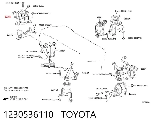  1230536110 Toyota