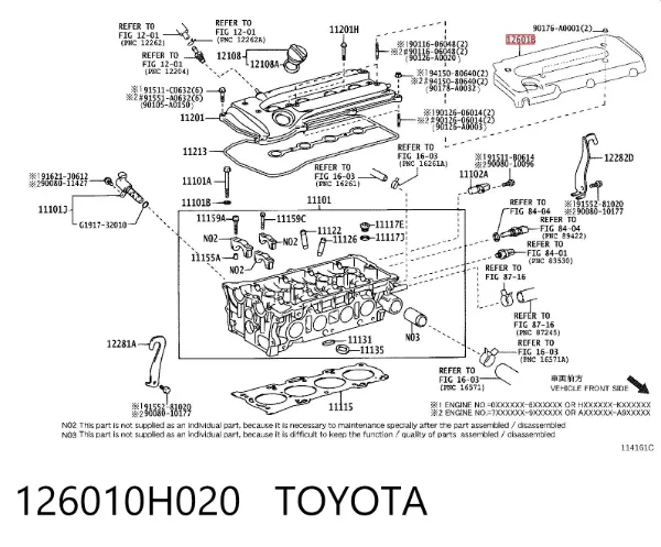 Pokrywa silnika dekoracyjna Toyota Camry VI